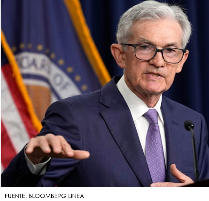 Powell  espera que la inflación siga moderándose hacia el 2% establecido como meta
