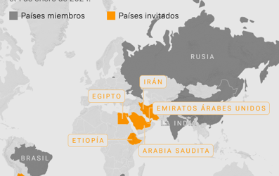 BRICS acuerdan admisión de 6 nuevos miembros