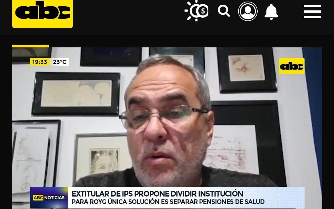 (ABC TV) Ex titular de IPS propone dividir institución