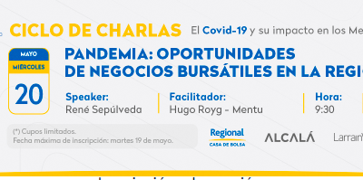 Pandemia: Oportunidades de Negocios Bursátiles en la Región