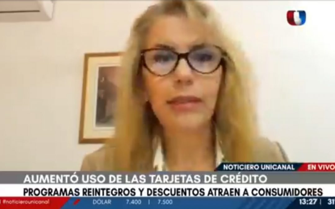 (Noticiero Unicanal) Aumentó uso de las tarjetas de crédito