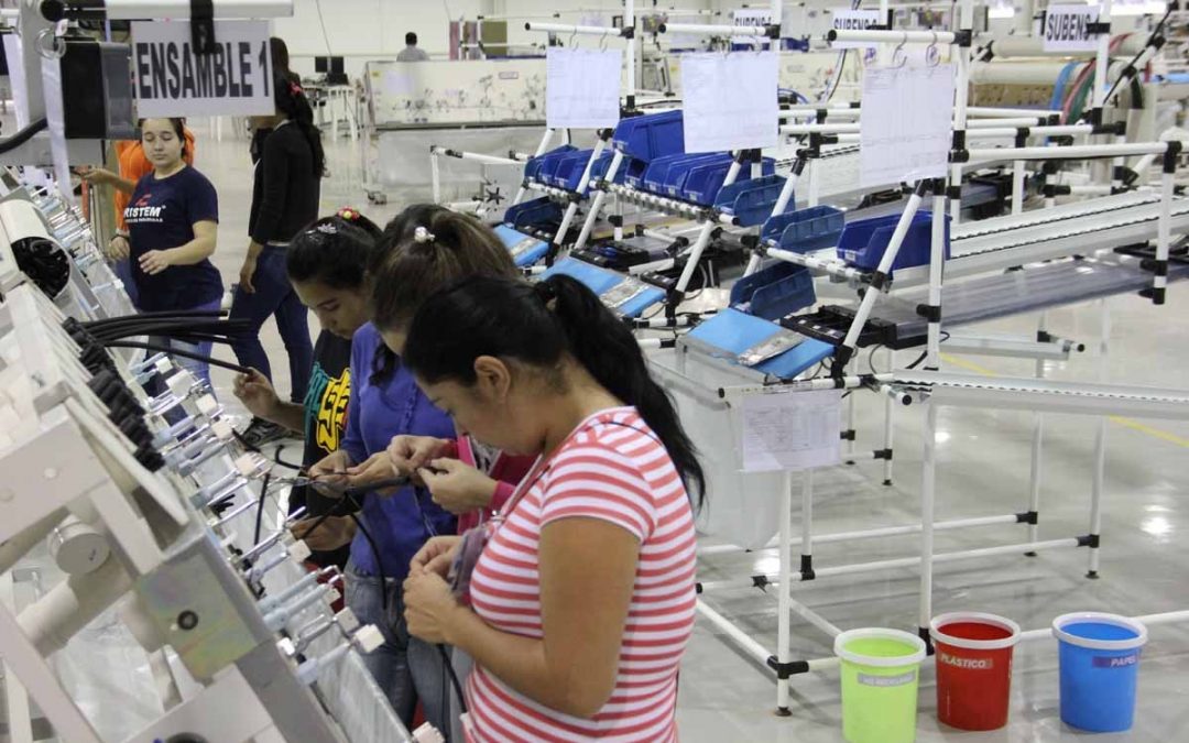 Exportaciones y empleo de industria maquiladora crecen en el primer trimestre​