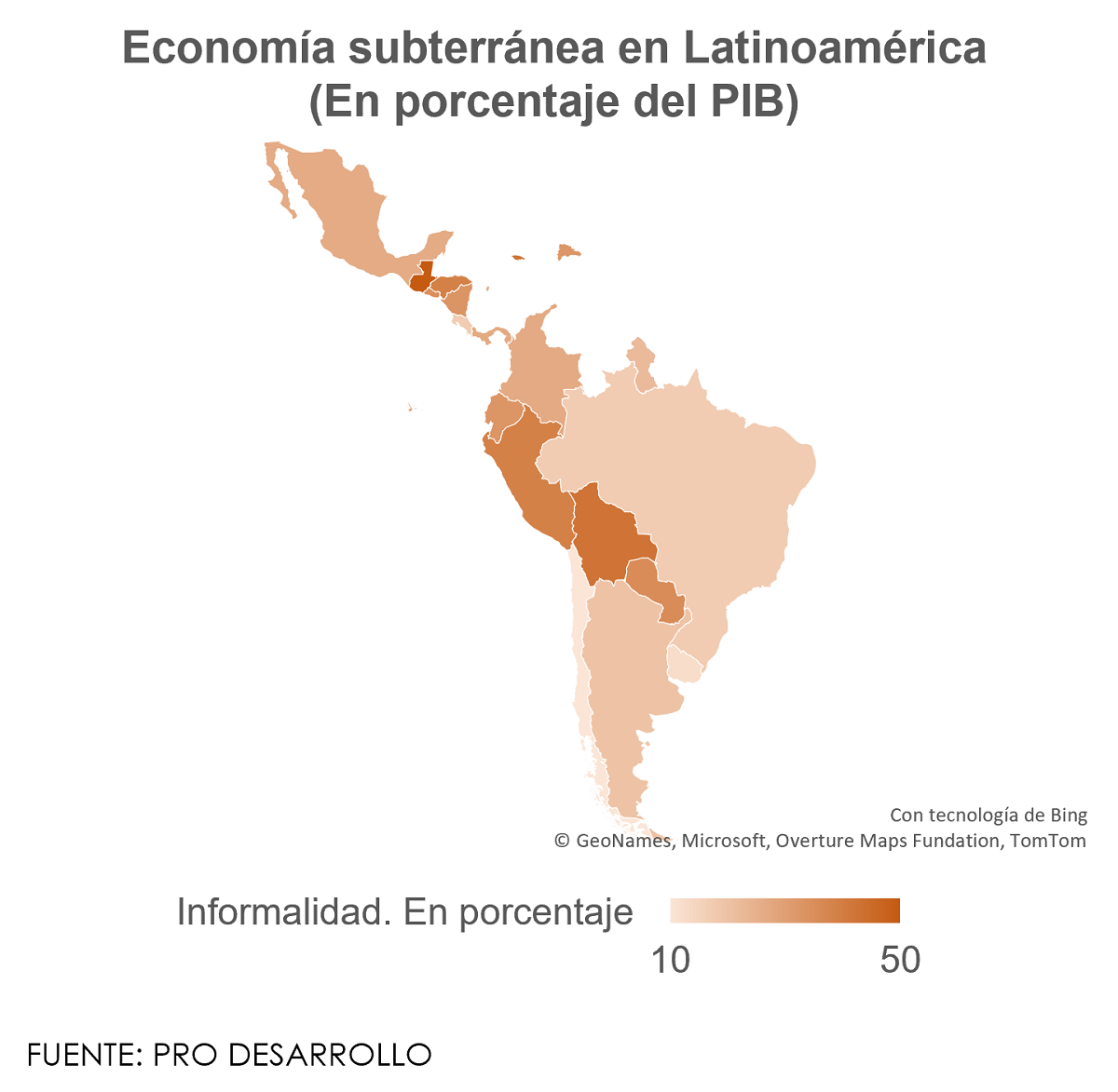 Economía subterránea en Latinoamérica
