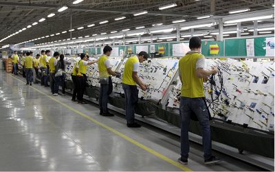 Maquila exhibe fuerte crecimiento en la primera mitad del año