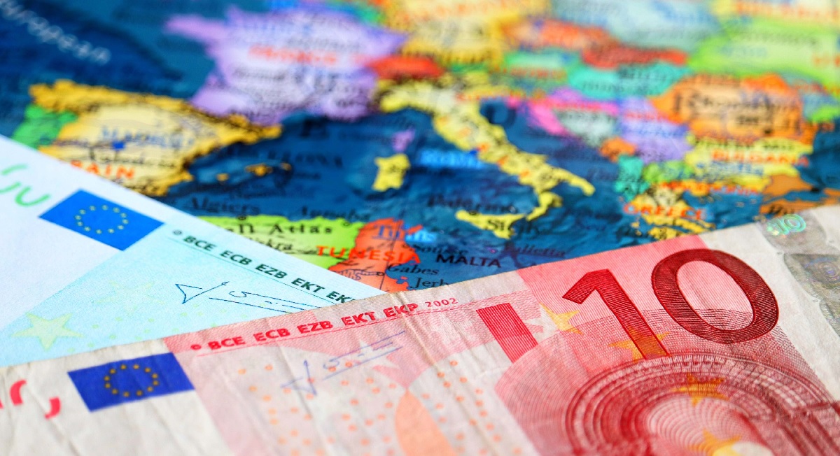 modesto crecimiento en la eurozona