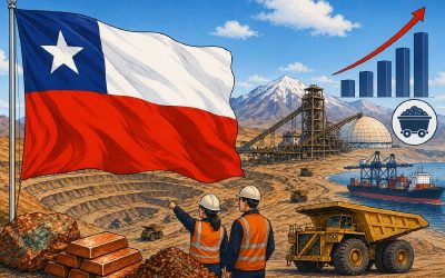 Chile registra contracción económica por menor actividad minera
