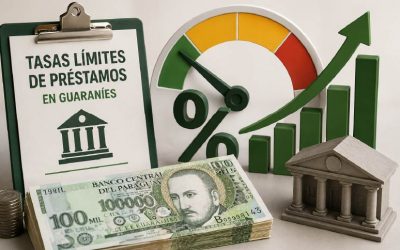 Tasas límites de prestamos en guaraníes se elevan para el mes de septiembre