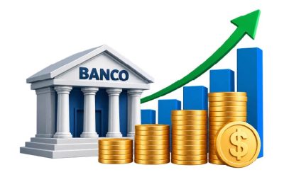Utilidades de los bancos con aumento interanual tras dos meses de reducciones.